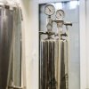 Mikrofiltrační stanice s CIP ve vinařství Valtice - detail filtrace vody